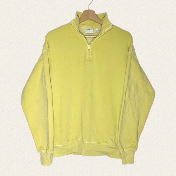 TNA Cozy Fleece Mega Fit 1/2 Zip Sweatshirt - Picture 1 of 4